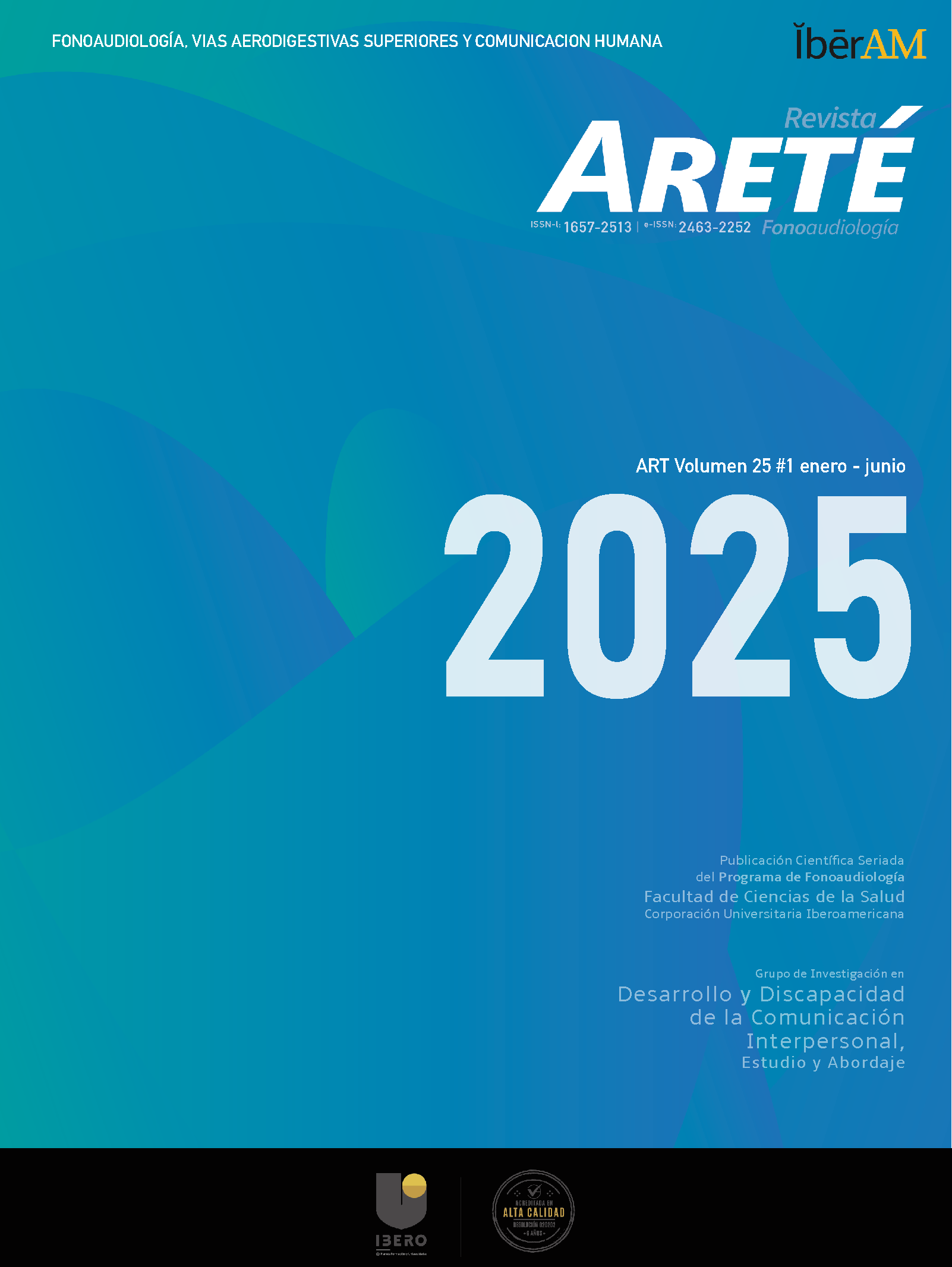 Portada volumen 25, no.1, 2025